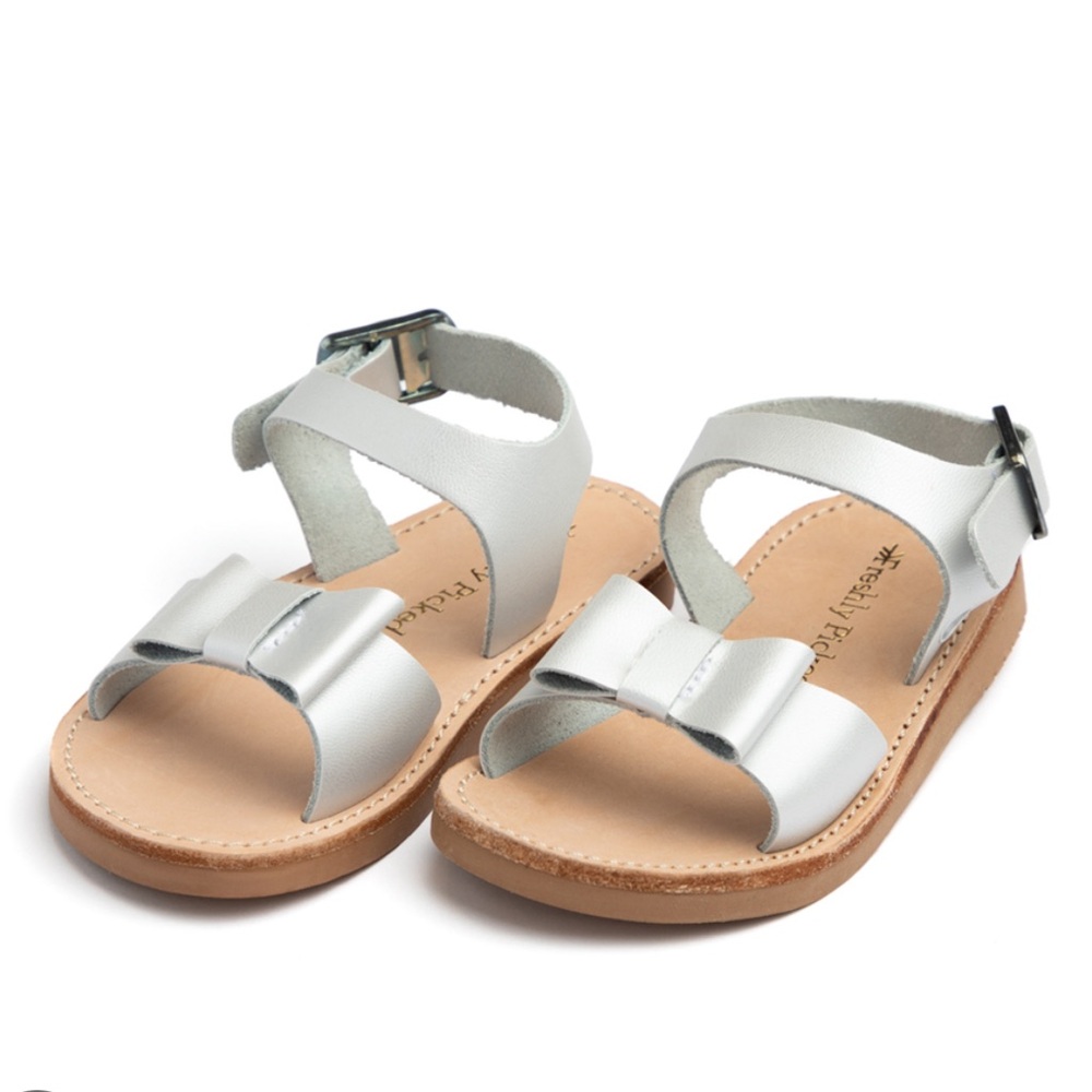 Freshly Picked Silver Bayview Sandals Size 7